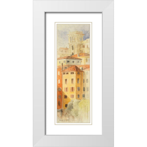View of Bassana del Grappa White Modern Wood Framed Art Print with Double Matting by Loreth, Lanie