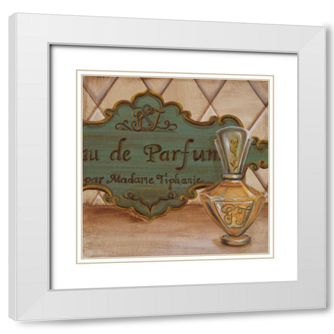 Bath Shoppe I White Modern Wood Framed Art Print with Double Matting by Hakimipour-Ritter