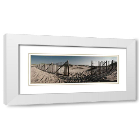 Herring Cove White Modern Wood Framed Art Print with Double Matting by Lake, Shelley