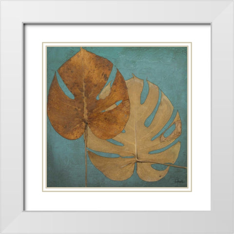 Dry Balazo in Blue II White Modern Wood Framed Art Print with Double Matting by Pinto, Patricia