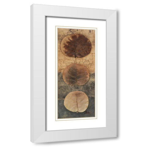 Eco-logic I White Modern Wood Framed Art Print with Double Matting by Pinto, Patricia