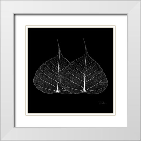 Minimalism in Black II White Modern Wood Framed Art Print with Double Matting by Pinto, Patricia