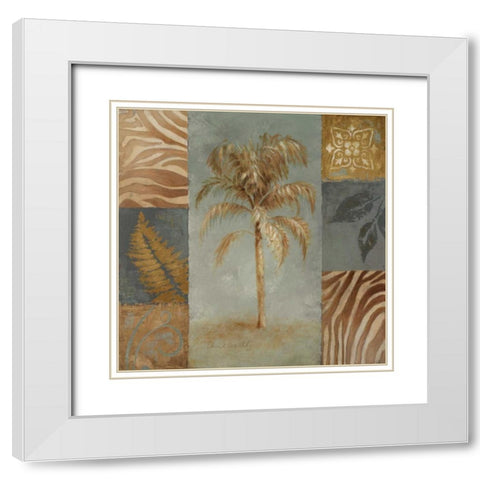Island Paradise I White Modern Wood Framed Art Print with Double Matting by Loreth, Lanie