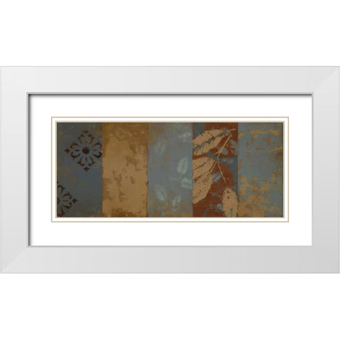 Revel in the Seasons IV White Modern Wood Framed Art Print with Double Matting by Loreth, Lanie