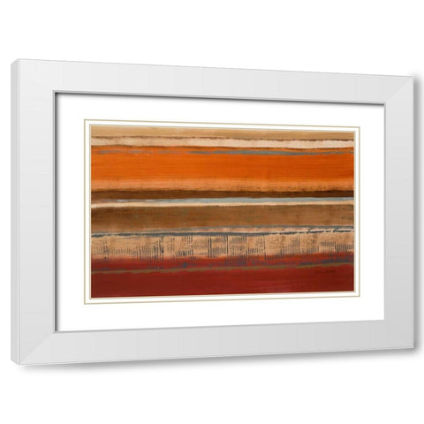 Solar Journey II White Modern Wood Framed Art Print with Double Matting by Loreth, Lanie