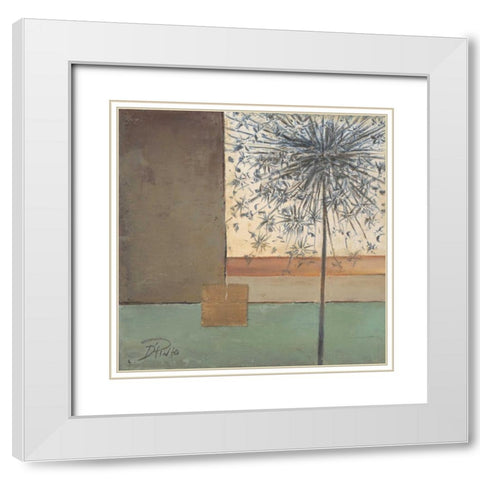 Glamour I White Modern Wood Framed Art Print with Double Matting by Pinto, Patricia