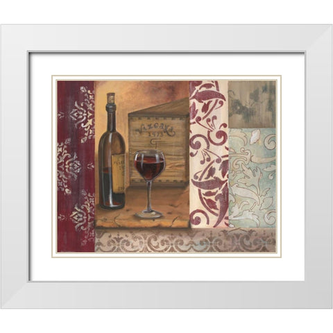 Happy Hour II White Modern Wood Framed Art Print with Double Matting by Hakimipour-Ritter