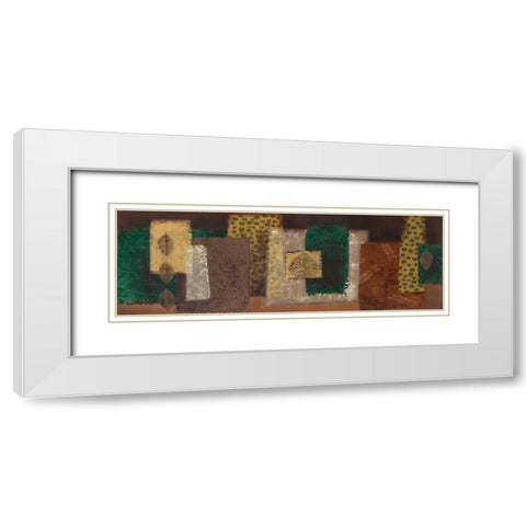 Contemplation II White Modern Wood Framed Art Print with Double Matting by Loreth, Lanie