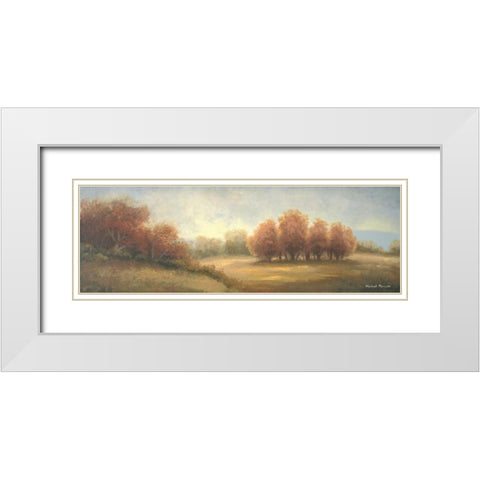 In a Distant Season I White Modern Wood Framed Art Print with Double Matting by Marcon, Michael