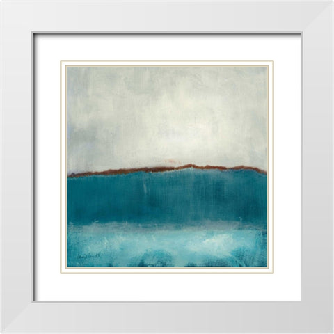 Clouds of Neptune I White Modern Wood Framed Art Print with Double Matting by Loreth, Lanie