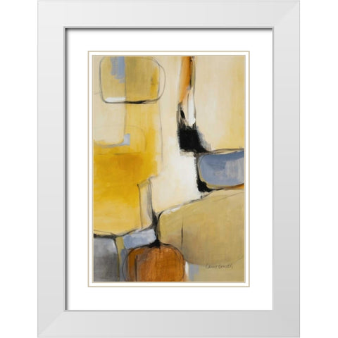 Gold Canyon III White Modern Wood Framed Art Print with Double Matting by Loreth, Lanie