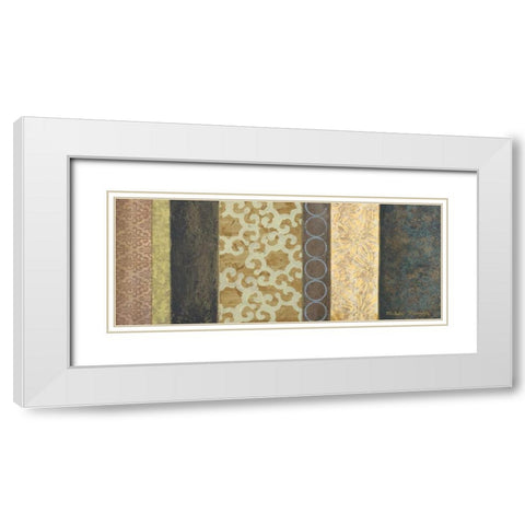 Dezolis I White Modern Wood Framed Art Print with Double Matting by Marcon, Michael