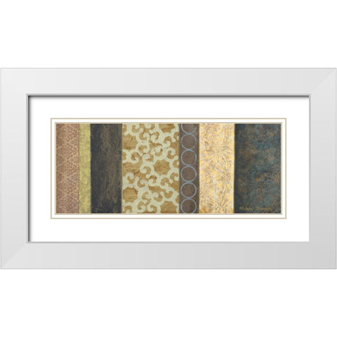 Dezolis I White Modern Wood Framed Art Print with Double Matting by Marcon, Michael