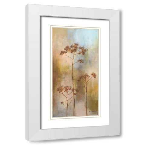 New Spring Light I White Modern Wood Framed Art Print with Double Matting by Marcon, Michael