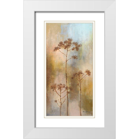 New Spring Light I White Modern Wood Framed Art Print with Double Matting by Marcon, Michael