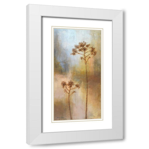 New Spring Light II White Modern Wood Framed Art Print with Double Matting by Marcon, Michael