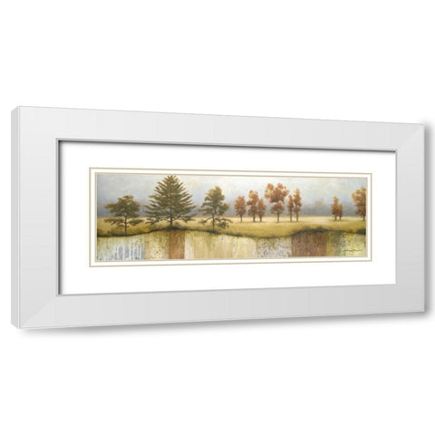 The End of a Winter I White Modern Wood Framed Art Print with Double Matting by Marcon, Michael