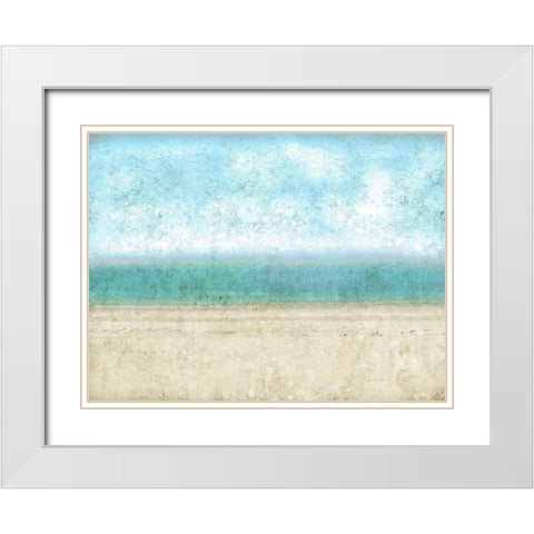 SkyView White Modern Wood Framed Art Print with Double Matting by Mabat, Ynon
