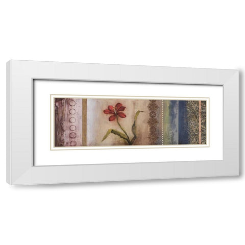 Inspiration I White Modern Wood Framed Art Print with Double Matting by Marcon, Michael