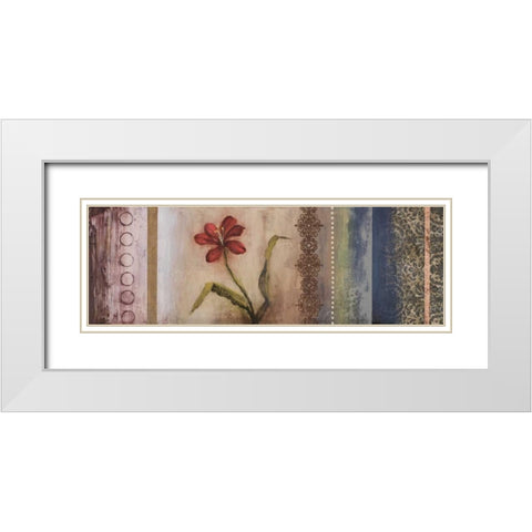 Inspiration I White Modern Wood Framed Art Print with Double Matting by Marcon, Michael