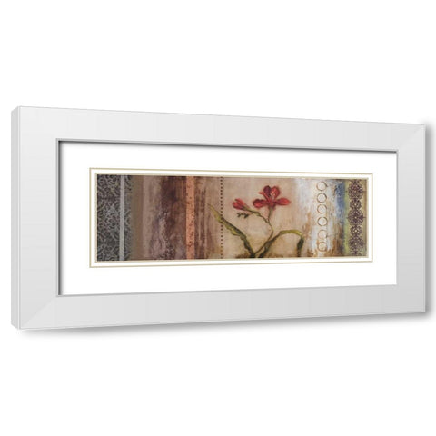 Inspiration II White Modern Wood Framed Art Print with Double Matting by Marcon, Michael