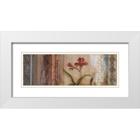 Inspiration II White Modern Wood Framed Art Print with Double Matting by Marcon, Michael