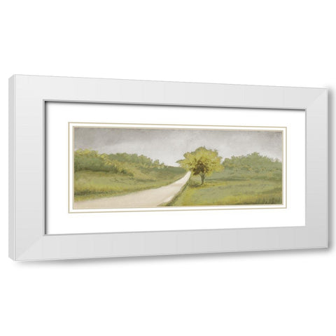 A Place Of Passing Time White Modern Wood Framed Art Print with Double Matting by Marcon, Michael