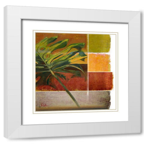 Morning Light I White Modern Wood Framed Art Print with Double Matting by Pinto, Patricia
