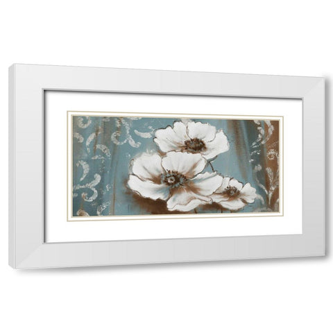Plantation I White Modern Wood Framed Art Print with Double Matting by Pinto, Patricia