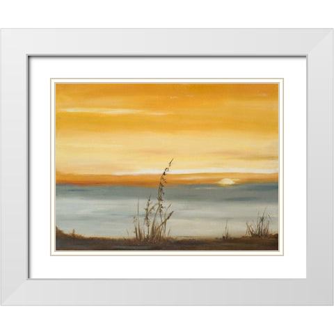Early Morning I White Modern Wood Framed Art Print with Double Matting by Arenas, Nelly