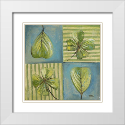 Natura I White Modern Wood Framed Art Print with Double Matting by Pinto, Patricia