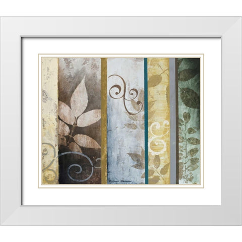 Cool June Day I White Modern Wood Framed Art Print with Double Matting by Marcon, Michael