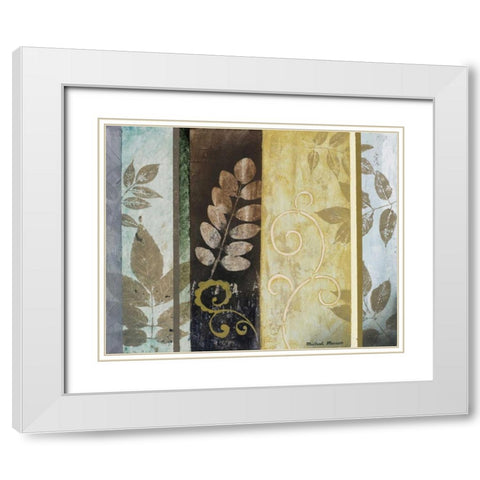 Cool June Day II White Modern Wood Framed Art Print with Double Matting by Marcon, Michael