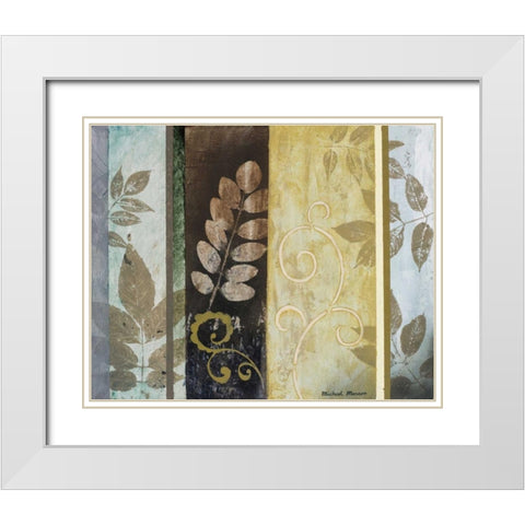 Cool June Day II White Modern Wood Framed Art Print with Double Matting by Marcon, Michael