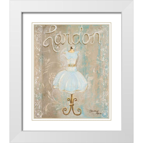 Window Shopping II White Modern Wood Framed Art Print with Double Matting by Hakimipour-Ritter