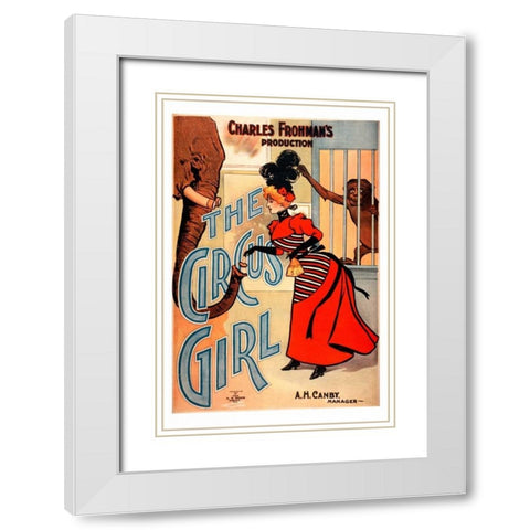 Floral Simplicity I White Modern Wood Framed Art Print with Double Matting by Pinto, Patricia