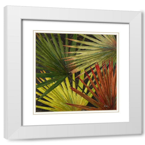 New Organic I White Modern Wood Framed Art Print with Double Matting by Pinto, Patricia
