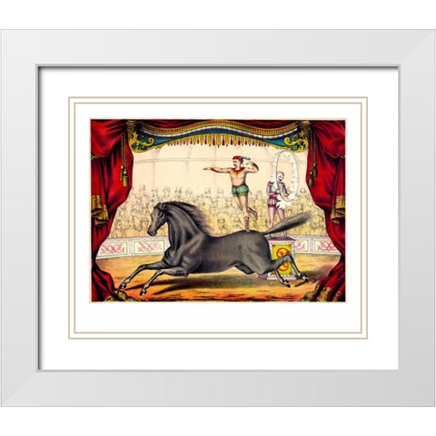 Single Leaf III White Modern Wood Framed Art Print with Double Matting by Marcon, Michael