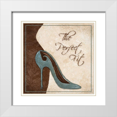 The Perfect Fit White Modern Wood Framed Art Print with Double Matting by Ritter, Gina