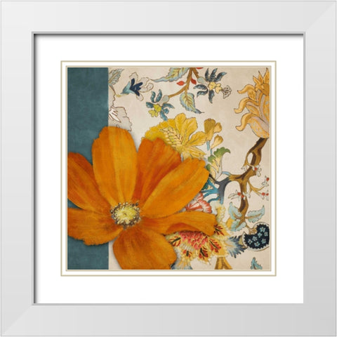 Summer in Paris I White Modern Wood Framed Art Print with Double Matting by Loreth, Lanie