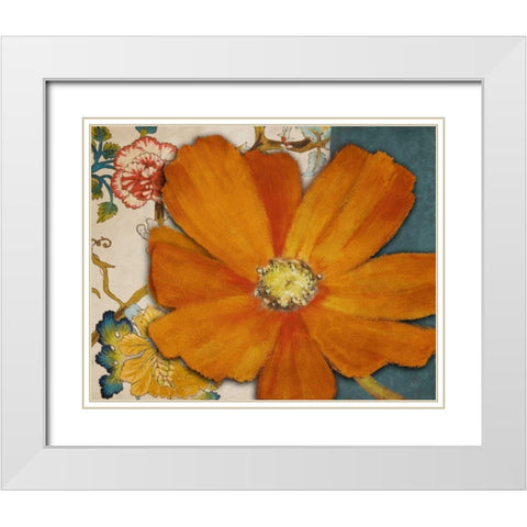 Summer in Paris II White Modern Wood Framed Art Print with Double Matting by Loreth, Lanie