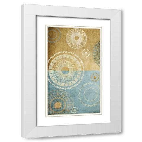 Botanical Changes II White Modern Wood Framed Art Print with Double Matting by Marcon, Michael