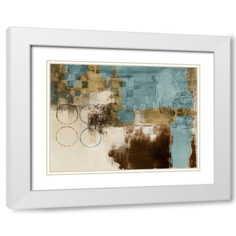 Wonder I White Modern Wood Framed Art Print with Double Matting by Loreth, Lanie