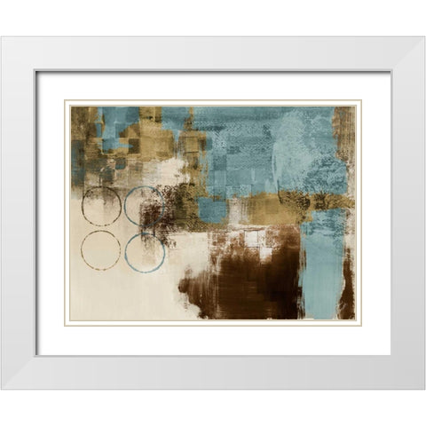 Wonder I White Modern Wood Framed Art Print with Double Matting by Loreth, Lanie