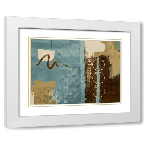 Wonder II White Modern Wood Framed Art Print with Double Matting by Loreth, Lanie