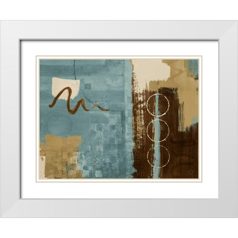 Wonder II White Modern Wood Framed Art Print with Double Matting by Loreth, Lanie