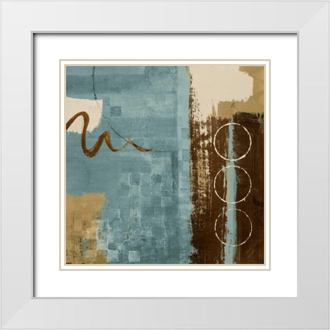 Wonder II White Modern Wood Framed Art Print with Double Matting by Loreth, Lanie