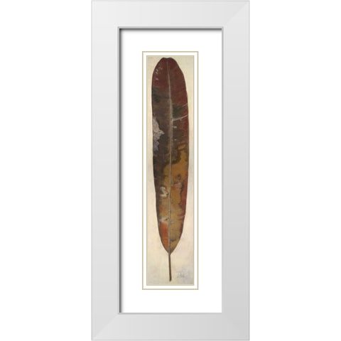 Bird of Paradise I White Modern Wood Framed Art Print with Double Matting by Pinto, Patricia