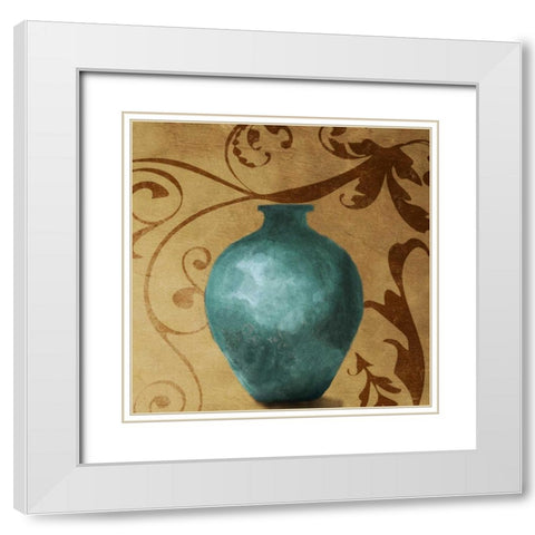 Roma Vessel II White Modern Wood Framed Art Print with Double Matting by Loreth, Lanie