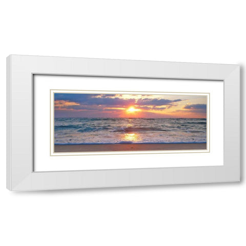 La Isla Bonita I White Modern Wood Framed Art Print with Double Matting by Rodriguez, Jairo